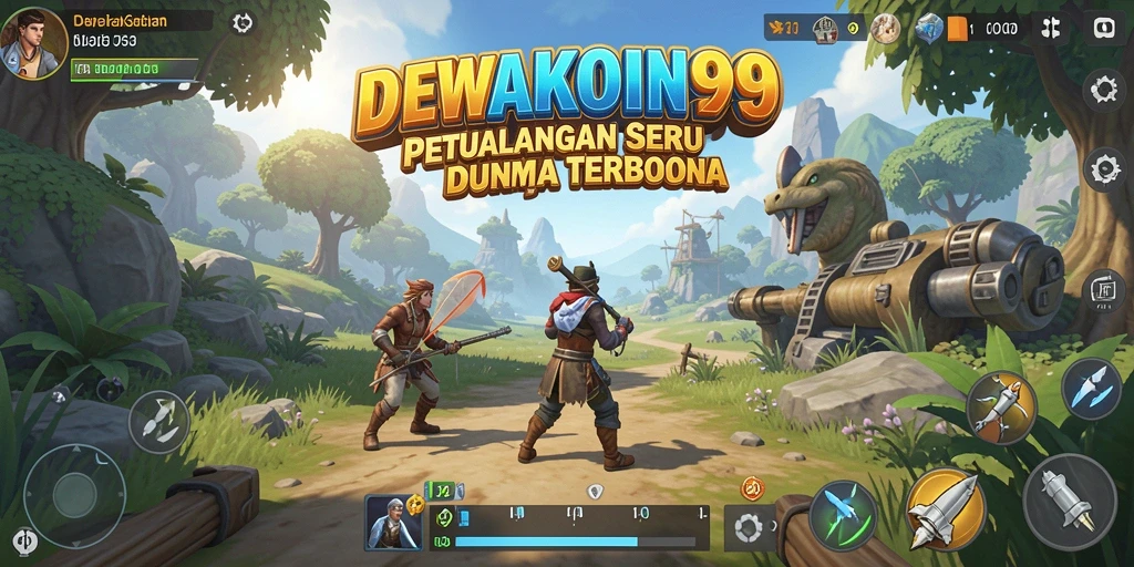 Tampilan gameplay DEWAKOIN99 yang memukau dalam dunia terbuka.