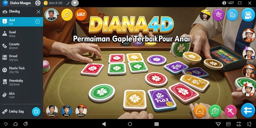 Gameplay seru dan interaktif dalam DIANA4D Gaple.