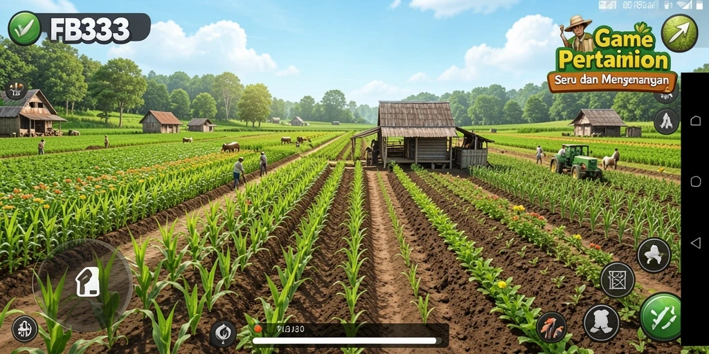 Tampilan gameplay FB333 yang menarik dan interaktif dalam pertanian.