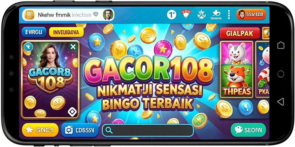 Screenshot gameplay GACOR108 menampilkan keseruan bermain Bingo.