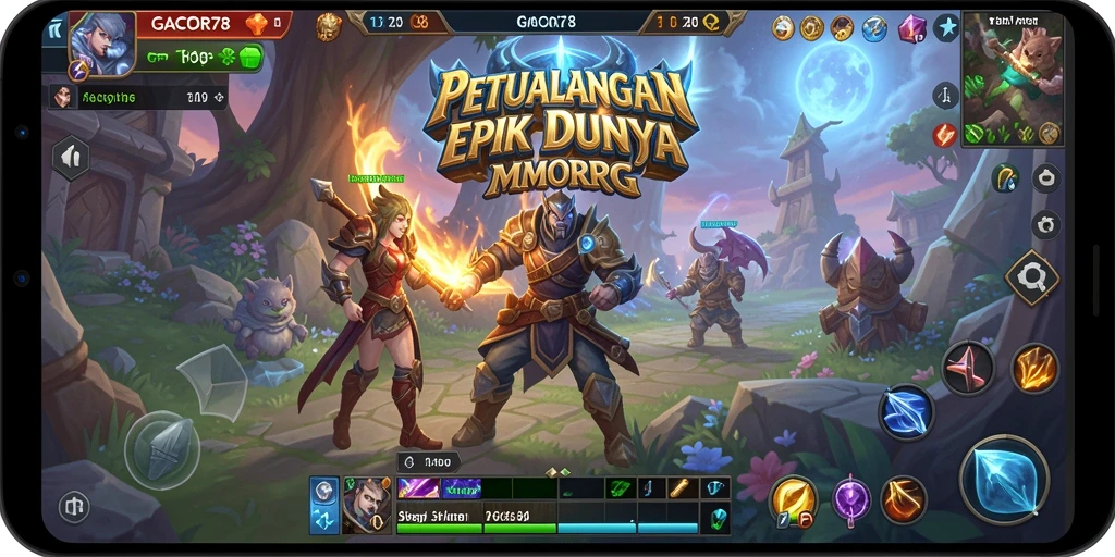 Gameplay GACOR78 yang penuh aksi dalam dunia fantasi.