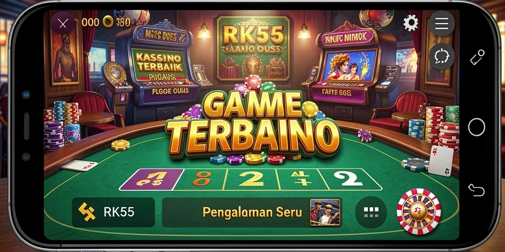 Tampilan screenshot gameplay RK55 yang menawan dan penuh aksi.