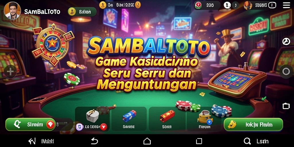Screenshot menunjukkan gameplay menarik dari SAMBALTOTO Kasino.