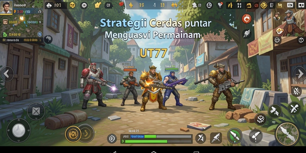 Tampilan gameplay seru dalam UT77 yang penuh strategi.